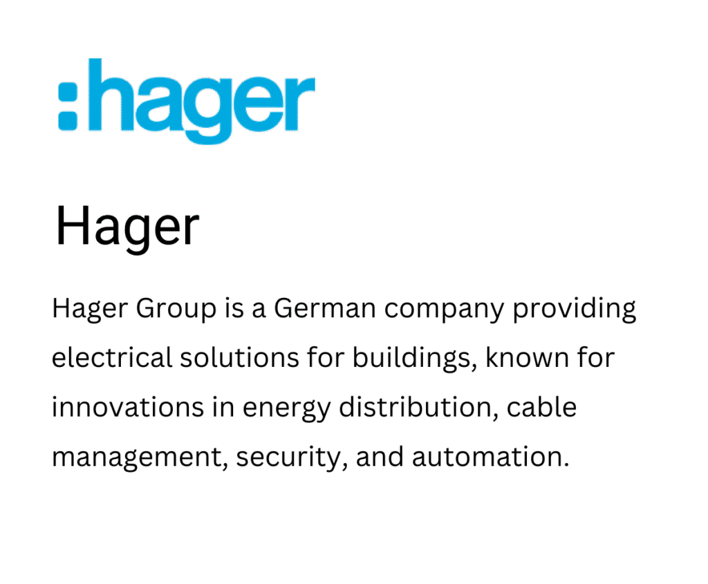 Hager authorized dealer