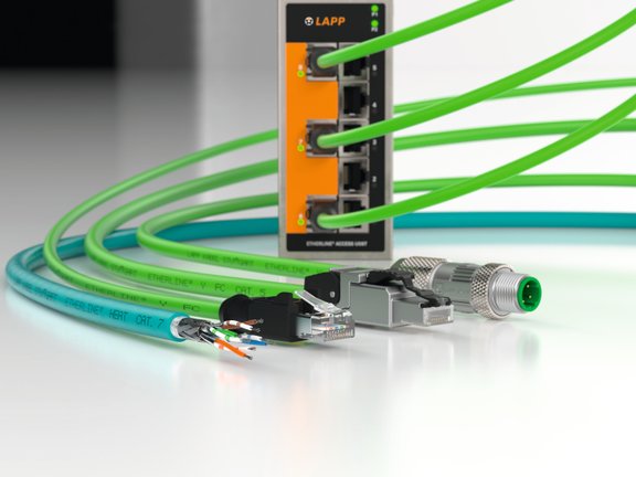Lapp Etherline data transmission systems for ETHERNET technology